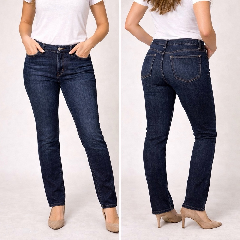 Chico’s platinum denim jeans